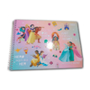 CADERNO ESPIRAL CARTOGRAFIA DESENHO PRINCESAS 80F - TILIBRA na internet