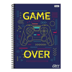 CADERNO 10X1 CLIFF 160 FOLHAS - FORONI - Mei-Mei Papelaria - Sempre Presente com Você