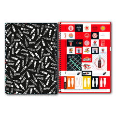 CADERNO ESPIRAL UNIV 10 MATERIAS COCA-COLA 160F - TILIBRA na internet
