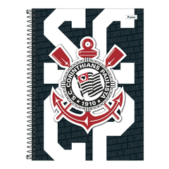CADERNO ESPIRAL 160F 10 MATERIAS CORINTHIANS - FORONI na internet