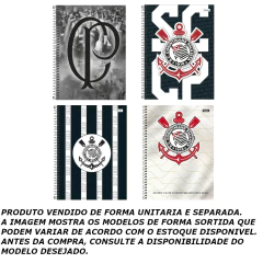CADERNO ESPIRAL 160F 10 MATERIAS CORINTHIANS - FORONI