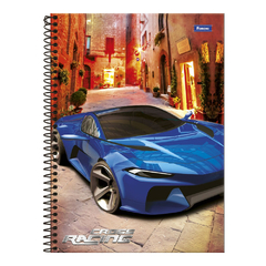 CADERNO ESPIRAL 192F 12 MATERIAS CROSS RACING - FORONI - loja online