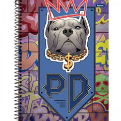 CADERNO 1X1 POWER DOG SORTIDO 96 FOLHAS - FORONI - loja online