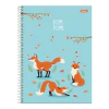 CADERNO ESPIRAL 160F 10 MATERIAS FOM FOM - FORONI - Mei-Mei Papelaria - Sempre Presente com Você