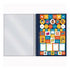 CADERNO ESPIRAL UNIVERSITARIO 80F 1 MATERIA FORTNITE - FORONI - comprar online