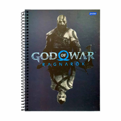 CADERNO ESPIRAL 240F GOD OF WAR - JANDAIA - Mei-Mei Papelaria - Sempre Presente com Você