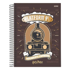 CADERNO HARRY POTTER ESPIRAL 96F 1 MATERIA - JANDAIA - Mei-Mei Papelaria - Sempre Presente com Você