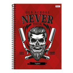 CADERNO ESPIRAL 160F 10 MATERIAS HYPER - FORONI na internet