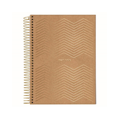 CADERNO ESPIRAL 1X1 80F KRAFT GOLD - JANDAIA - comprar online