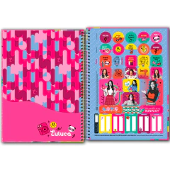 Imagem do CADERNO ESPIRAL UNIVERSITARIO 1 MATERIA LULUCA 80F - TILIBRA