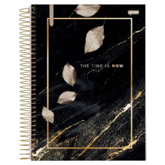 CADERNO ESPIRAL 10X1 160F MARBLE - JANDAIA - Mei-Mei Papelaria - Sempre Presente com Você