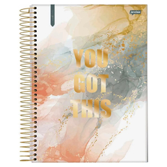 CADERNO ESPIRAL 1X1 80F MARBLE - JANDAIA - comprar online