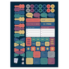 CADERNO ESPIRAL 1X1 80F MARBLE - JANDAIA