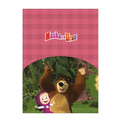 CADERNO ESPIRAL CAPA DURA 96F 1X1 MASHA E O URSO - JANDAIA - Mei-Mei Papelaria - Sempre Presente com Você