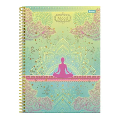 CADERNO ESPIRAL 160F 10 MATERIAS MOOD - FORONI na internet