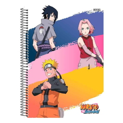 CADERNO ESPIRAL 1X1 80F NARUTO - SAO DOMINGOS - Mei-Mei Papelaria - Sempre Presente com Você