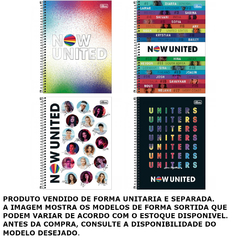 CADERNO NOW UNITED SORTIDO 10 MATERIAS 160F - TILIBRA