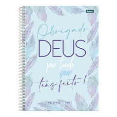 CADERNO ESPIRAL 160F 10 MATERIAS PALAVRAS DA VIDA - FORONI - comprar online