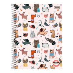 CADERNO ESPIRAL 1/4 80F PEPPER - TILIBRA - loja online