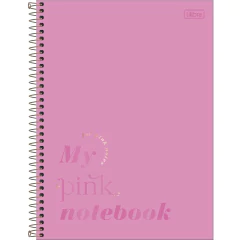 CADERNO 1X1 LOVE PINK 80 FOLHAS - TILIBRA - loja online