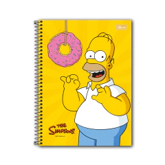 CADERNO ESPIRAL UNIV 1 MATERIA SIMPSONS 80F - TILIBRA - comprar online