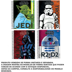 CADERNO 10X1 STAR WARS 160F SORTIDO - JANDAIA