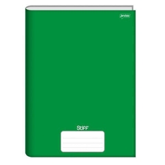CADERNO BROCHURINHA 1/4 STIF VERDE - JANDAIA
