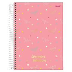 CADERNO ESPIRAL 1X1 80F MULHER MARAVILHA SORTIDO - JANDAIA na internet