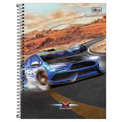 CADERNO ESPIRAL 1X1 80F X-RACING - TILIBRA - loja online