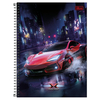 CADERNO ESPIRAL 1X1 80F X-RACING - TILIBRA - Mei-Mei Papelaria - Sempre Presente com Você