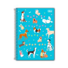 CADERNO ESPIRAL UNIV 10 MATERIAS HUG ME 160F - TILIBRA