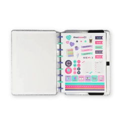CADERNO INTELIGENTE GLITTER SILVER - CADERNO INTELIGENTE - comprar online