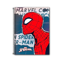 CADERNO ESPIRAL UNIV 10 MATERIAS SPIDER-MAN 160F - TILIBRA - Mei-Mei Papelaria - Sempre Presente com Você