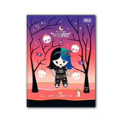 CADERNO BROCHURA UNIVERSITARIO PLUSH POISON 80F - TILIBRA - comprar online