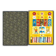 CADERNO ESPIRAL UNIV 10 MATERIAS SIMPSONS 160F - TILIBRA - loja online