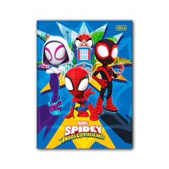 CADERNO BROCHURA UNIVERSITARIO SPIDEY 80 FOLHAS - TILIBRA - Mei-Mei Papelaria - Sempre Presente com Você