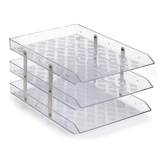 CAIXA CORRESPONDECIA TRIPLA MOVEL CRISTAL - MAXCRIL