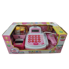 CAIXA REGISTRADORA DE BRINQUEDO ROSA - DM TOYS