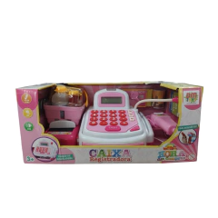 CAIXA REGISTRADORA DE BRINQUEDO ROSA - DM TOYS na internet