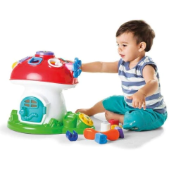 BRINQUEDO CASINHA COGUMELO DIDATICO PEÇAS DE ENCAIXE - CALESITA na internet
