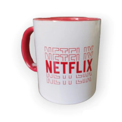 CANECA CERAMICA POP NETFLIX BRAND 350ML - ZONA CRIATIVA - comprar online
