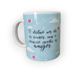 CANECA CERAMICA AMIGOS DO CORACAO 325ML - MARK - comprar online