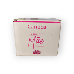 CANECA CERAMICA MELHOR MAE 400ML - NEW GIFT - Mei-Mei Papelaria - Sempre Presente com Você