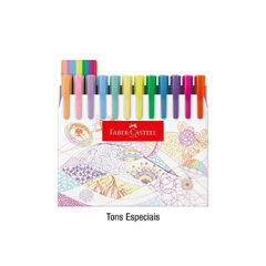 CANETA HIDROGRAFICA FINE PEN 0.4 48 CORES - FABER CASTELL - comprar online