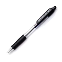 CANETA ESFEROGRAFICA SUPER GRIP 0.7 PRETA 12 UN- PILOT - comprar online