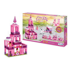 BLOCOS DE MONTAR REINO COR DE ROSA 305 PÇS - XALINGO