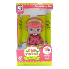BONECA FRUTINHAS MORANGO COM CHOCOLATE CHEIRINHO - COTIPLAS - comprar online