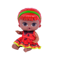 BONECA FRUTINHAS MORANGO COM CHOCOLATE CHEIRINHO - COTIPLAS