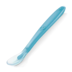 COLHER SILICONE BABY AZUL/ROSA - BUBA - loja online