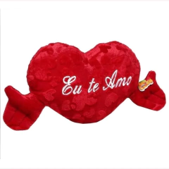 CORACAO DE PELUCIA "EU TE AMO" ANTIALERGICO 40CM FIZZY - comprar online